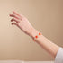 Orange x Champagner-Perle | 925er Sterlingsilber | Beerenarmband